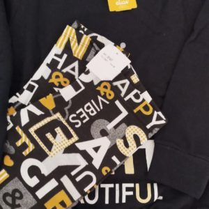 conjunto feminino infantil elian de meia estação blusa 100cc algodão calça legging 8 anos